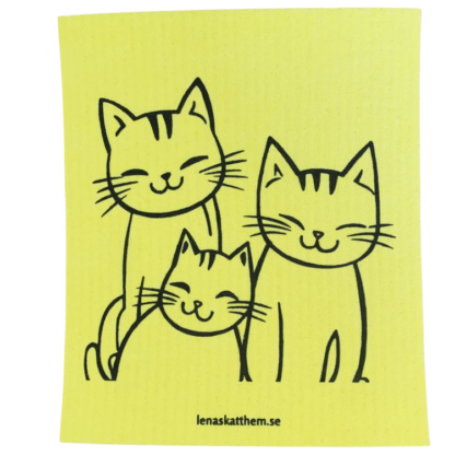Disktrasa gul kattfamilj