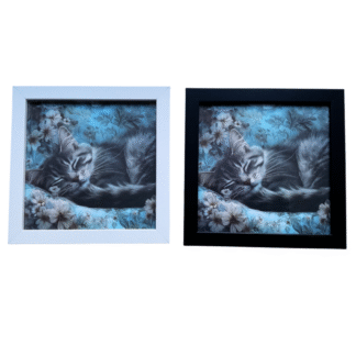Tavla Shabby chic-11 svart/vit