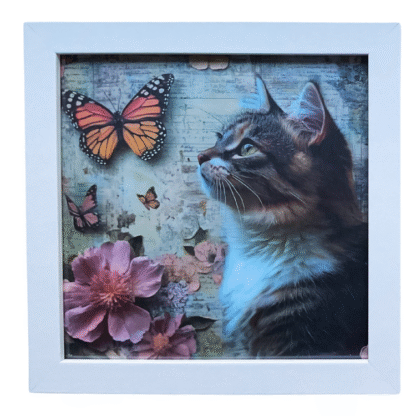 Tavla Shabby chic-3 svart/vit - Bild 2