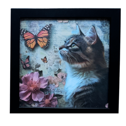 Tavla Shabby chic-3 svart/vit - Bild 3