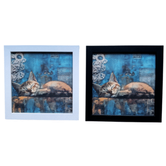 Tavla Shabby chic-16 svart/vit
