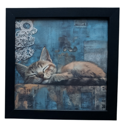 Tavla Shabby chic-16 svart/vit - Bild 3