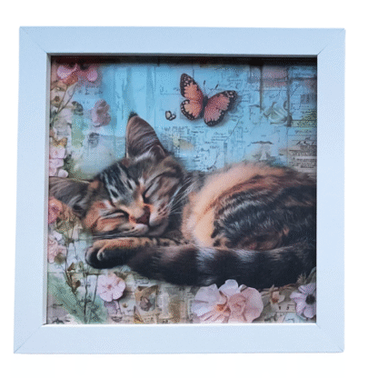 Tavla Shabby chic-6 svart/vit - Bild 2
