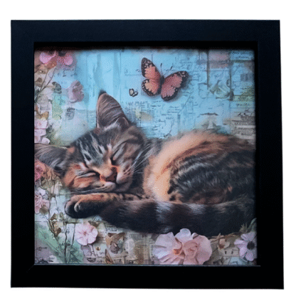 Tavla Shabby chic-6 svart/vit - Bild 3